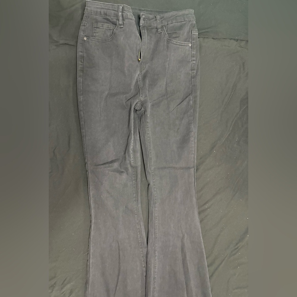 Never Been Worn Charcoal Flared Jeans
